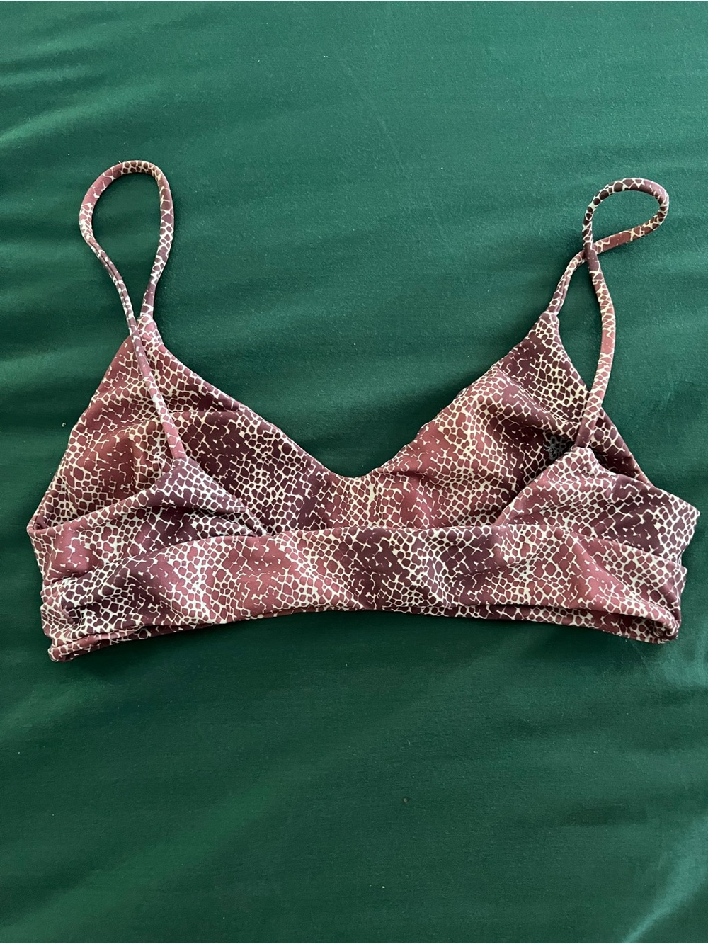 Benoa Swim Pink Mauve Snake-Print Bikini - Picture 6 of 9